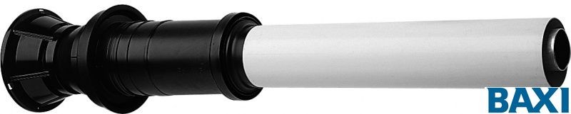 Вертикальный наконечник полипропиленовый для коаксиальной трубы диам.110/160 мм НТ